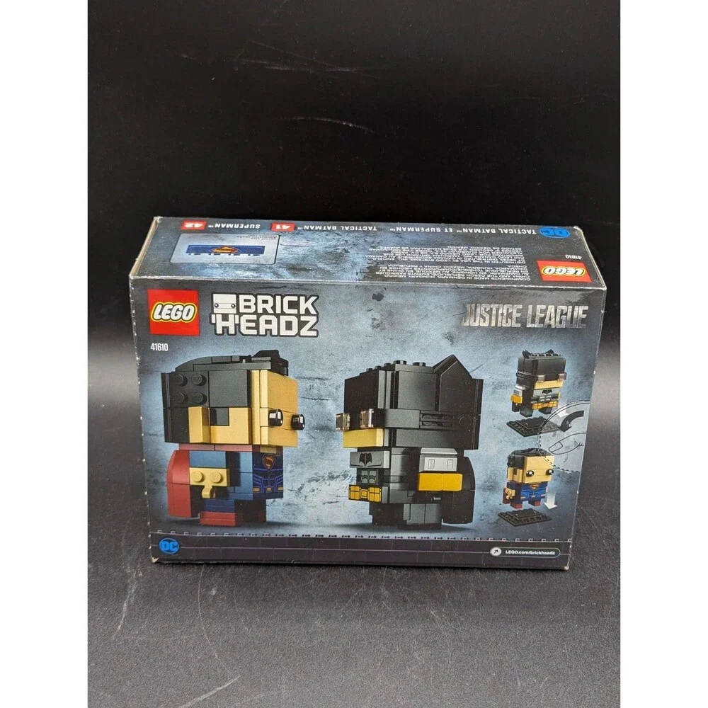 LEGO Brickheadz 41610 Tactical Batman & Superman Sealed Retired